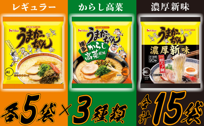 
            M244P1-4 うまかっちゃんセット 5食×3種類
          
