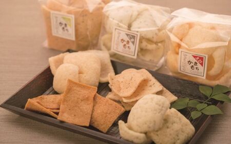 柔らか食感のおかき【かきもちキューブ】12種の詰め合わせギフト箱×10セット【C004-fjis004】