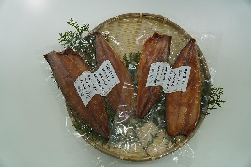 さば味醂干し(1袋)　独自調合　自社釜にて焚き上げた味醂ダレ使用【uosk0030】