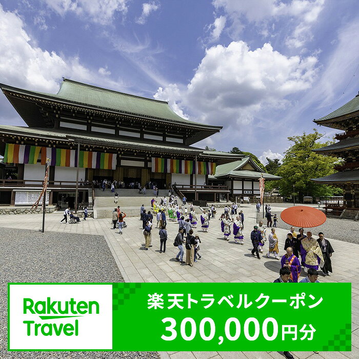 【ふるさと納税】千葉県成田市の対象施設で使える 楽天トラベルクーポン 寄付額1,000,000円(クーポン300,000円)　千葉 関東 宿泊 宿泊券 ホテル 旅館 旅行 旅行券 観光 トラベル チケット 旅 宿 券