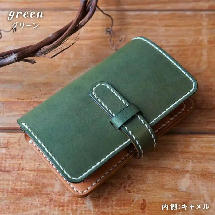 【手縫いの本革製品】ミドル ウォレット 財布 本革《糸島》【BLESS】 [AAA020]