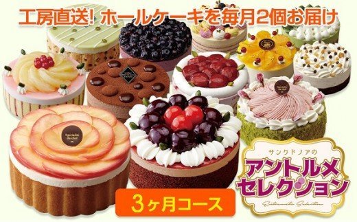 【定期便】アントルメセレクション　3ヶ月コース　※北海道・沖縄・離島への配送不可