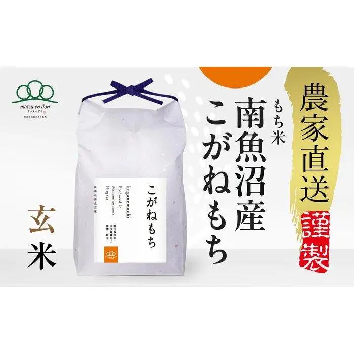 【令和8年新米予約】玄米5kg 南魚沼産こがねもち（もち米）・農家直送_AG【令和8年9月中旬から1ヶ月以内に順次発送予定】 | 玄米