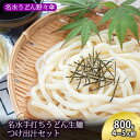 【ふるさと納税】名水手打ちうどん生麺800g つけ出汁セット 4～5人前［名水うどん野々傘］北海道京極町　【 麺類 小麦製品 和食 湧水 北海道産小麦 鰹 昆布 乾物 うどんつゆ あっさり 子供 昼食 ランチ 夕飯 出汁付き 】