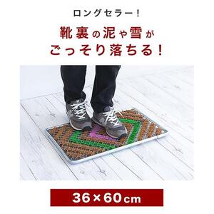 玄関マット 泥 雪 落とし 36×60cm マルチ3色 SNG102107801