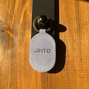 【高市早苗】オフィシャル キーリング  レザーキーホルダー 野球 グローブ 本革 JINTO 奈良県
