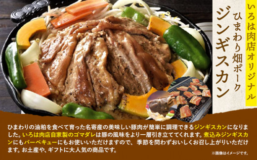 ジンギスカン ひまわり畑 ポーク ジンギスカン 500g入り 3パックセット いろは肉店《60日以内に出荷予定(土日祝除く)》北海道 名寄市 送料無料 肉 豚肉 味付け
