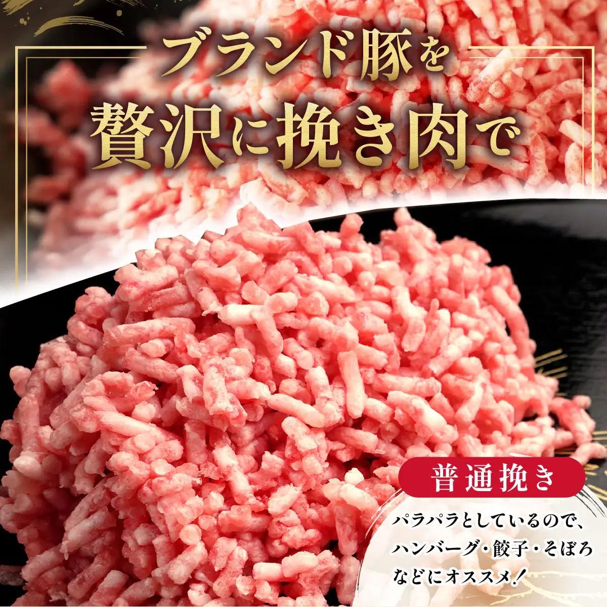 ＜10月発送＞＜黄金豚＞ブランドポーク 北海道 豚ひき肉 普通挽き 200g 22パック 計4.4kg | 伊達産 黄金豚 三元豚 ミンチ 挽肉 お肉 豚肉 小分け ハンバーグ 餃子 カレー 大矢 オ