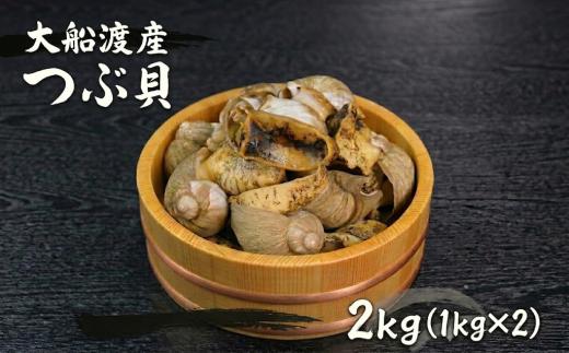 大船渡産 ボイルつぶ貝 1kg×2 計2kg ボイル 貝類 殻付き 粒貝 瞬間冷凍 お刺身 刺身 刺し身 煮物 焼き物 鍋 おつまみ おかず 貝 海産物 海鮮 魚介類 岩手県 三陸産 国産 大船渡