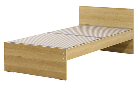 No.466-05 組み立て式　394-op-migusa　引出付　日本製 セキスイMIGUSA畳使用 国内生産デザイン畳ベッド（シングル）【フレーム色：ナチュラル（85）】【畳：ラテブラウン（LT）