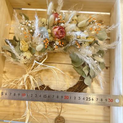 ふるさと納税 直方市 ドライフラワーお任せリース　NO1 |  | 02