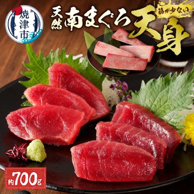 ふるさと納税 焼津市 赤身好き必見 天然南まぐろ 筋が少ない天身 約700g(a15-459)