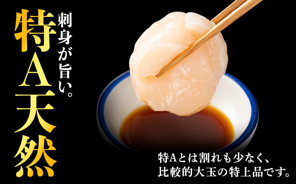 【2025年10月発送】宗谷産 天然生食用 ほたて貝柱 1kg（特A無選別）