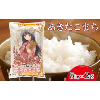 ふるさと納税 羽後町 【令和7年産米】美少女イラスト あきたこまち 10kg(5kg×2袋) [No.5325-0192]