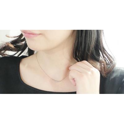 ふるさと納税 甲府市 0.20ct　ダイヤモンド　ラインペンダントp0068-PG |  | 01