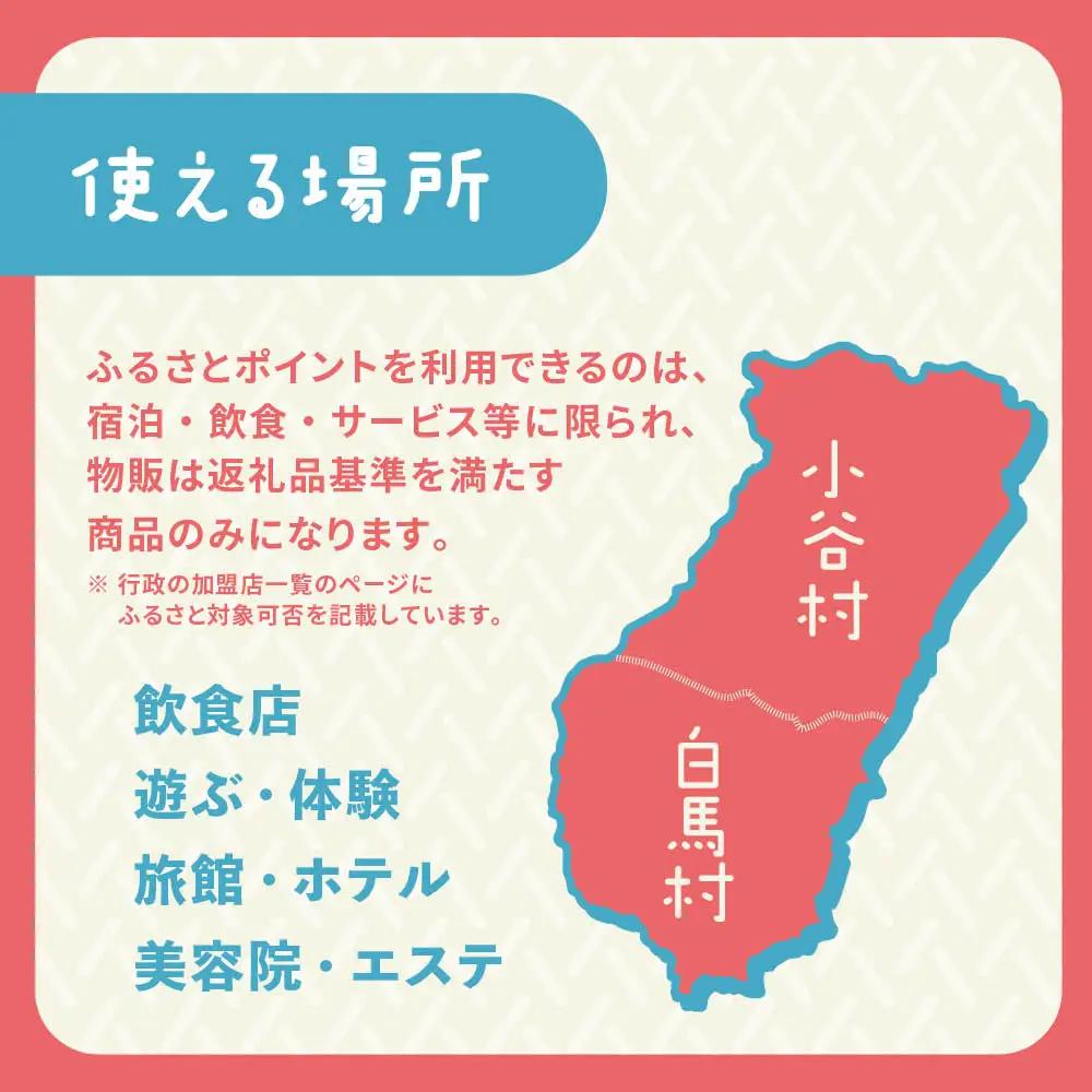 白馬村・小谷村共通地域ポイント「アルプスPayふるさとポイント」1,500pt（1,500円分）