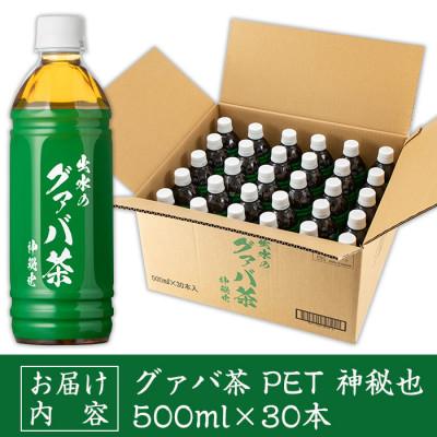 ふるさと納税 出水市 グアバ茶PET(神秘也)500ml×30本 I1137-B |  | 03