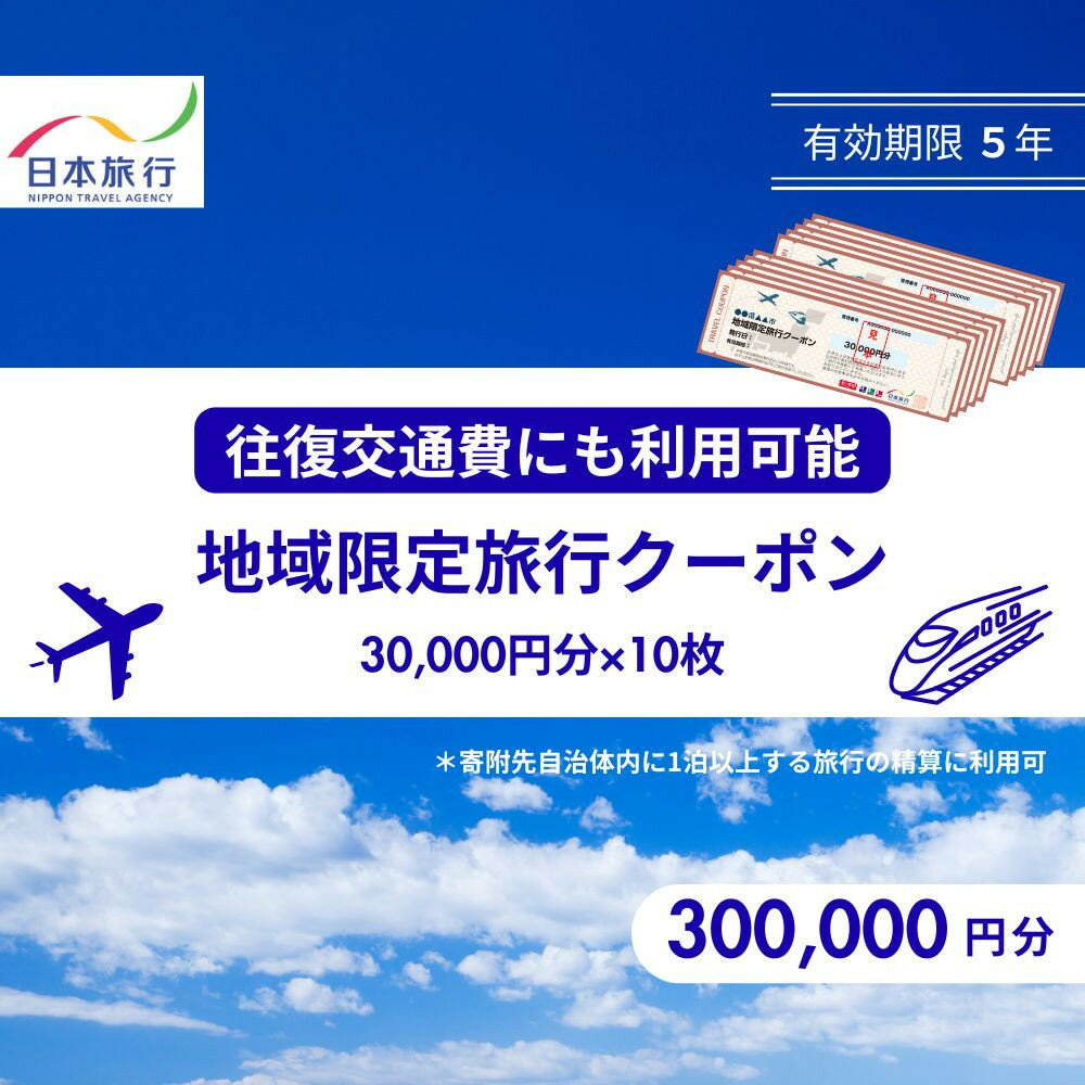 【ふるさと納税】静岡県 日本旅行 地域限定旅行クーポン300,000円分