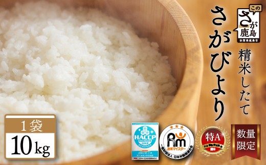 
                  さがびより 10kg 令和7年産 佐賀県産 10kg 白米 16年連続 特A 評価 | 米 10kg 白米 10kg 米 さがびより 特A 高評価 10キロ 人気 おすすめ 送料無料 お米 こめ コメ rice 佐賀 佐賀県 鹿島市 B-20
                