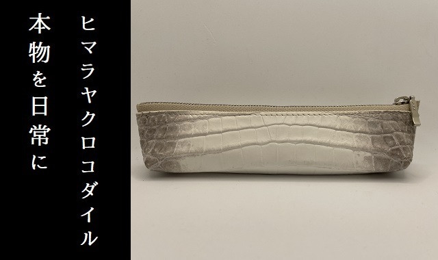 
本物を日常に《ヒマラヤクロコダイルのペンケース》
