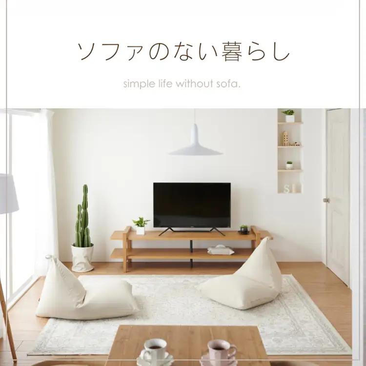 クッション ビーズクッション ハナロロ プレミアムポトラ 100L ニットカバー付 チャコールグレー 1個