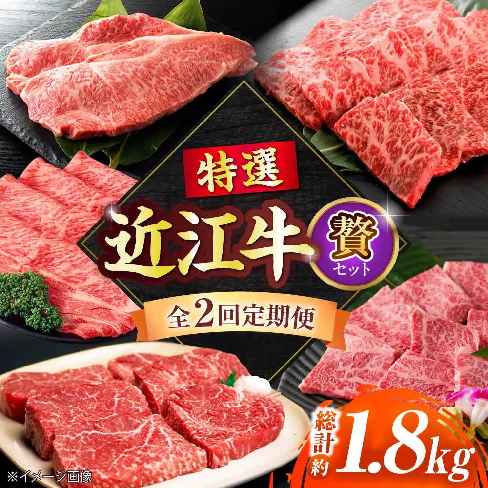 【全2回定期便】特選近江牛贅BIBE025 近江牛