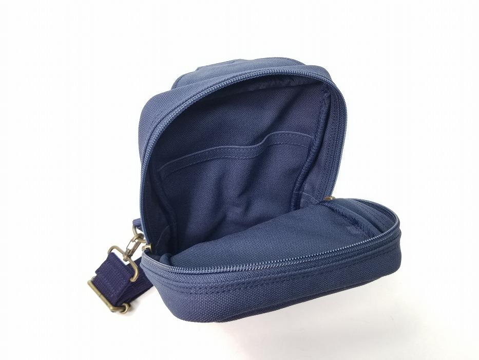 【いちひこ帆布】 ボディバッグ/ネイビー