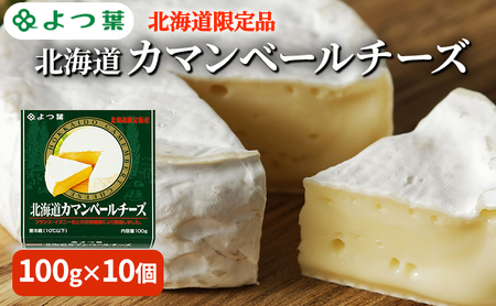 よつ葉 「北海道カマンベールチーズ [北海道限定品]」100g×10【 よつ葉 北海道カマンベールチーズ 販売店 新千歳空港 札幌駅 お土産 通販 お取り寄せ 違い 口コミ パッケージ 北海道限定 食べ方 レシピ アレンジ ワイン おつまみ 北海道 十勝 幕別 】