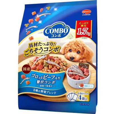 ふるさと納税 袋井市 コンボ ドッグ ゴロッとビーフ入り 1.7kg×8袋