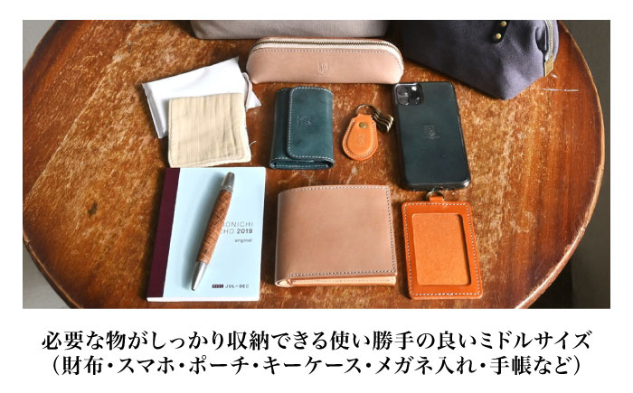 帆布トートバッグMサイズ サンドベージュ×選べる本革持ち手6色帆布 トート トートバッグ ミドルトート ファスナー付
