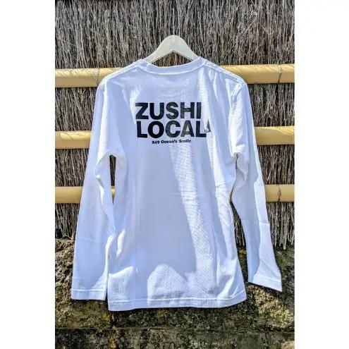 逗子オリジナルTシャツ ZUSHI LOCAL ロングＴシャツ(ホワイト) 神奈川 逗子市 Sサイズ