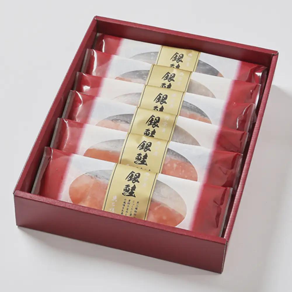 【京阪百貨店厳選】京都伏見「魚三楼」銀鮭西京漬け 70g×6切｜創業250年 老舗料亭 西京漬け 人気