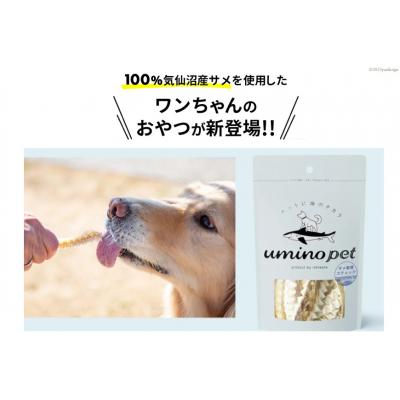 ふるさと納税 気仙沼市 UMINO PET サメ肉ジャーキー 40g×3個 / 石渡商店 20563953 ◎ |  | 01