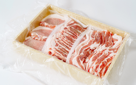 ローズポーク　3種のお楽しみセット（豚バラ500g 肩ロース400g ロース切身400g） | 豚肉 ロース