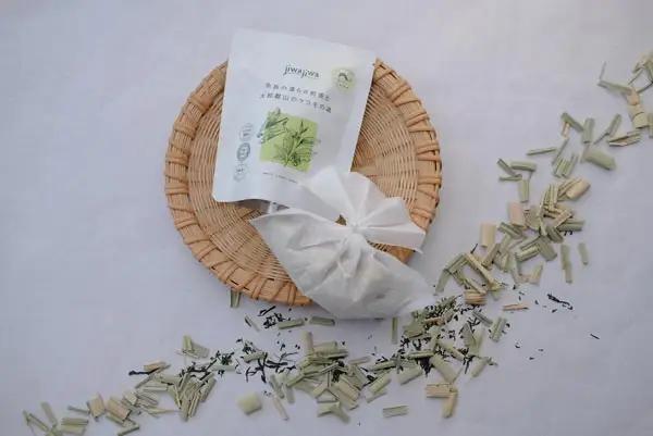 大和茶のお風呂2種類と麻のからだ洗いタオルのセット 大和茶 入浴剤 無添加 ハーブ 奈良 U-112