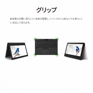パソコン 富士通  LIFEBOOK WQ1/K1  Windows11 Intel Celeron N4500 メモリ8GB 約128GB フラッシュメモリ Officeなし