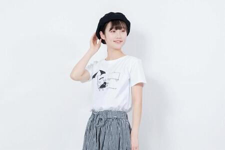 《3》【KEYMEMORY鎌倉】GrenouilleイラストTシャツ WHITE