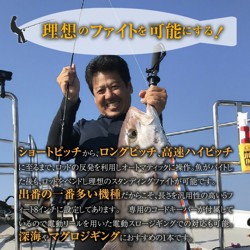 ロッド ESJシリーズ  ESJ583 パワースロー スロージギング ジギング 釣り竿 ［離島配送不可］　H153-106