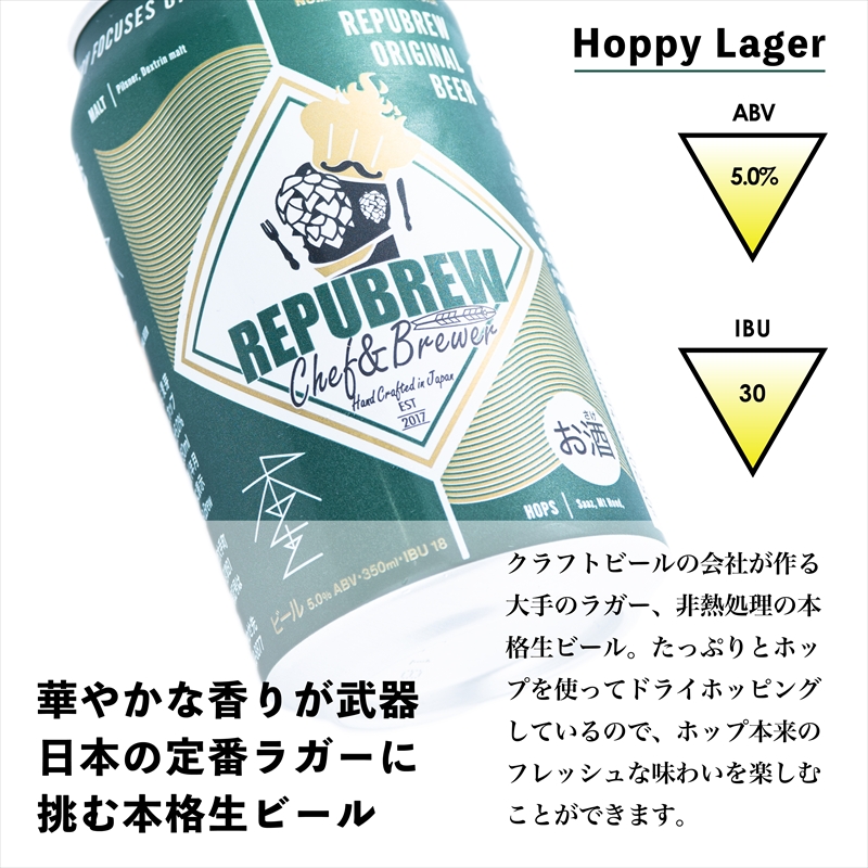 【定期便3ヶ月】クラフトビールリパブリュー　REPUBREW　Repubrew本生（リパブリューホンナマ）69IPA　12本　3回お届け【 ビール お酒 静岡県 三島市 】
