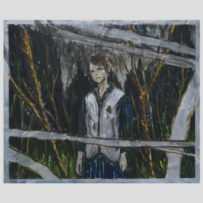 ふるさと納税 多摩市 『眠りの境界』(平面作品・油彩画) |  | 01