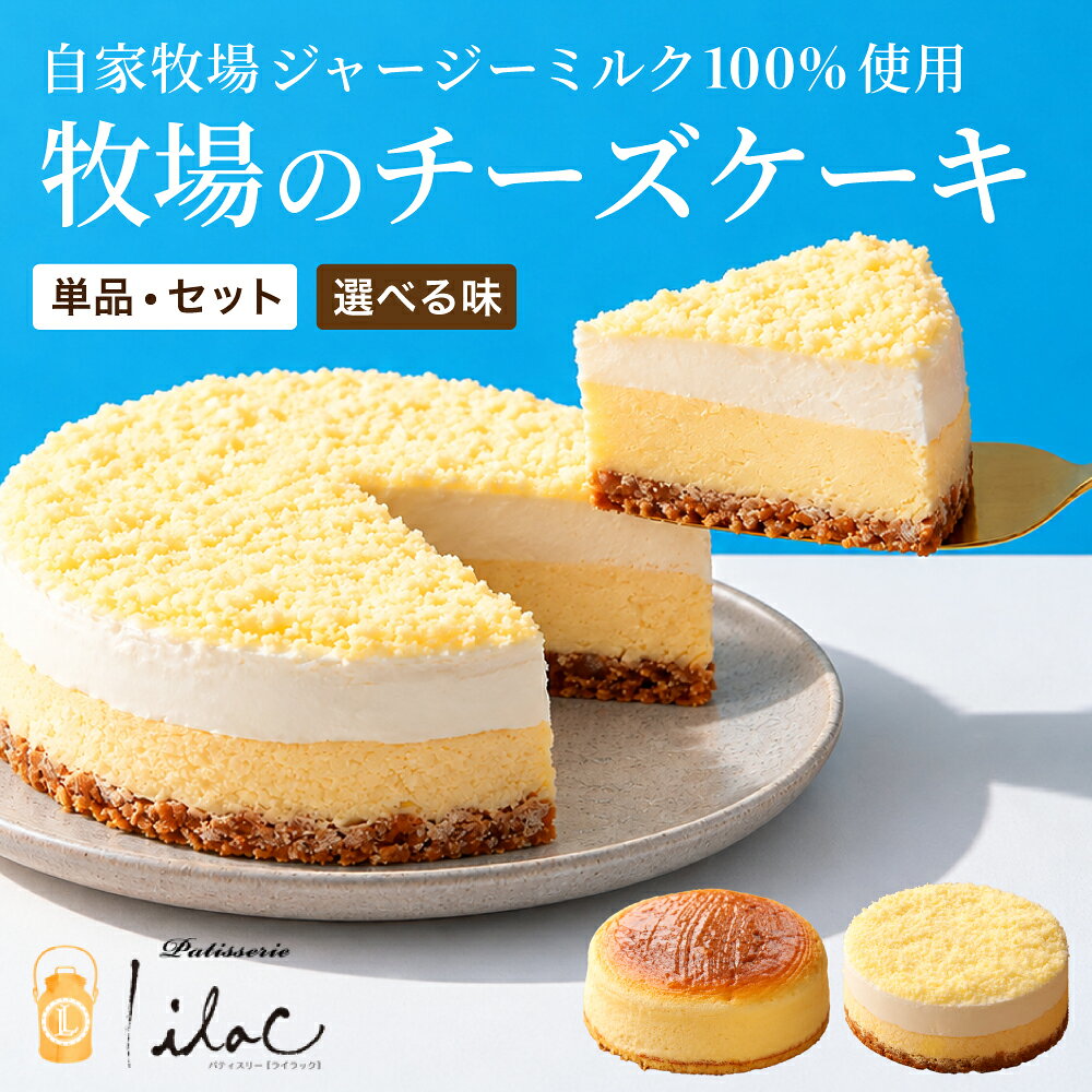 【ふるさと納税】《高評価★4.83》ジャージーミルク100％使用！ 選べる ふわふわカマン & ガトーフロマージュ / 無添加 カマンベール チーズ ケーキ セット ジャージー牛乳 洋菓子 スイーツ デザート プレゼント ふるさと 兵庫県 朝来市 あいす工房らいらっく
