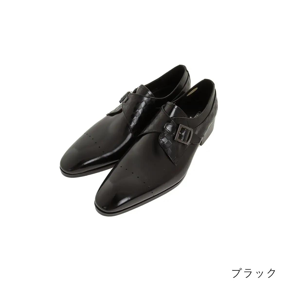 【浅草の靴】クリスチャンカラノ 本革ビジネスシューズ[FH-02](サイズ：26.0cm、カラー：ブラック)_0045-004-T03-1-4