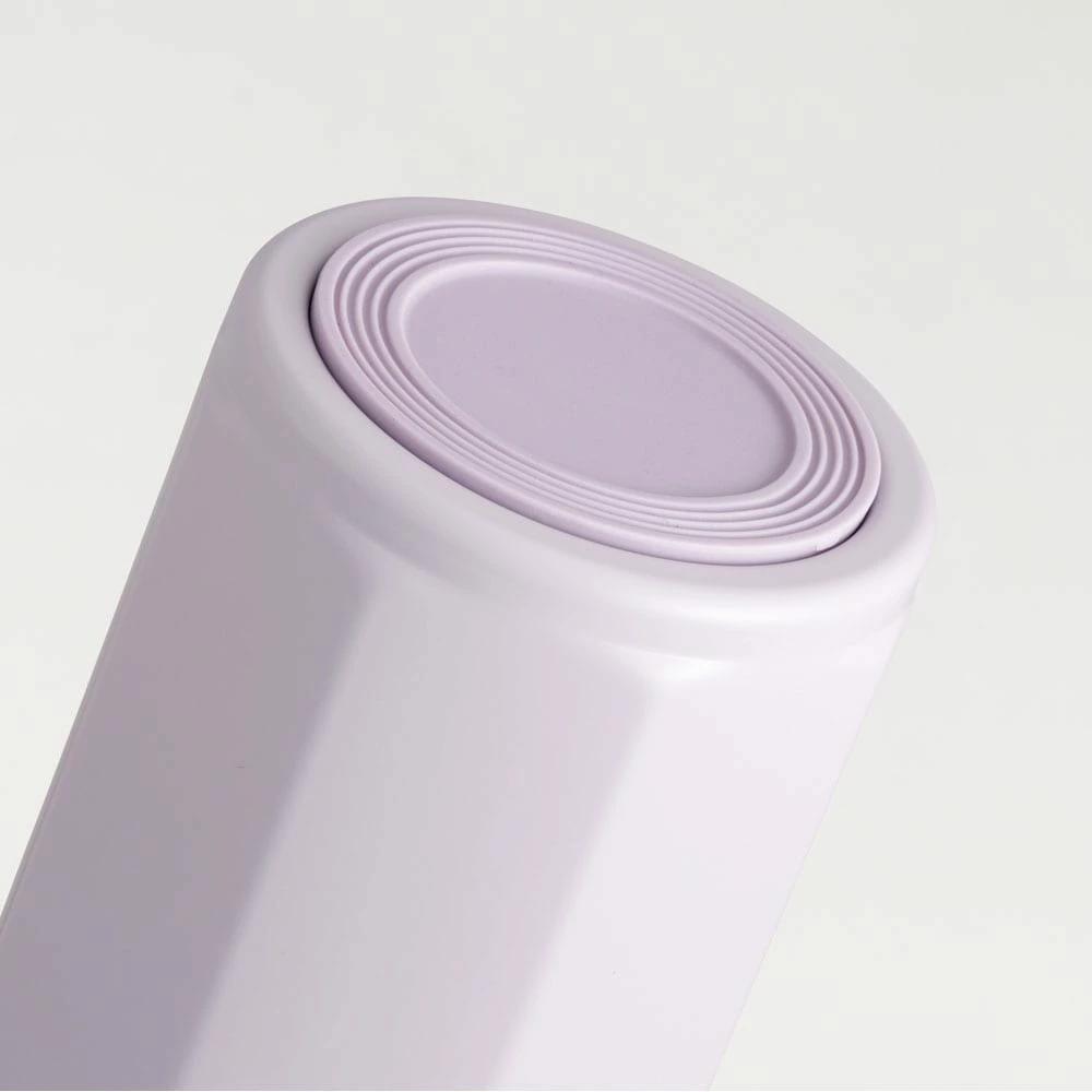 水筒 マグボトル ボトル [八角ステンレスボトル] 350ml ラベンダー 保温 保冷 持ちやすい 錆びにくい 誕生日 プレゼント ギフト 洗いやすい アウトドア 直飲み 軽量 オフィス (スケーター