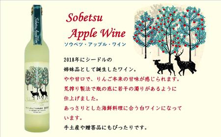 そうべつアップルワイン・スイート500ml×2本　※2024年1月から順次出荷 【 ふるさと納税 人気 おすすめ ランキング 北海道 壮瞥 りんご リンゴ 林檎 酒 ワイン スイート アルコール 贈り
