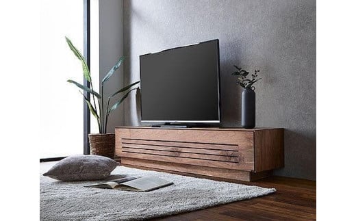 【開梱設置】テレビ台 ルーチェ 無垢 ウォールナット 幅154-204cm TV テレビボード TV台 TVボード ローボード 家具