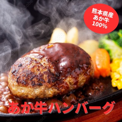 熊本県産　あか牛 ハンバーグ(150g×4個)4個セット(南阿蘇村)【配送不可地域：離島】【1554529】