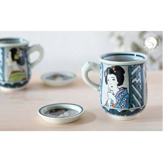 有田焼 竹久夢二マグ＆小皿セット【ARITAYAKI-STORE】 A24-117