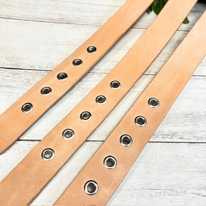 《高級ベンズ革使用》大きいサイズの本革犬用首輪 (25mm幅) 中型/大型/超大型 【ヌメ】 牛革 ヌメ革 ベンズ 犬用首輪 猫用首輪 犬 猫 首輪 XLサイズ