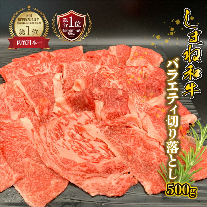 【ふるさと納税】【黒毛和牛】しまね和牛　バラエティ切り落とし 500g