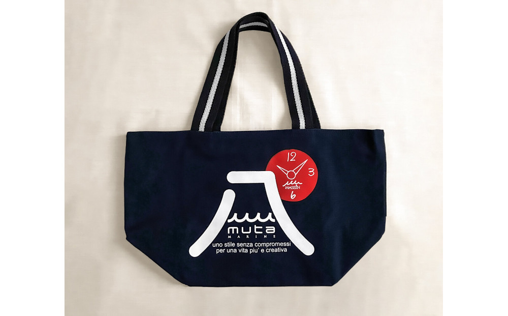 HASSIN＆MU-TAオリジナルトートバック【カラー：ネイビー】 232238_DR005VC01